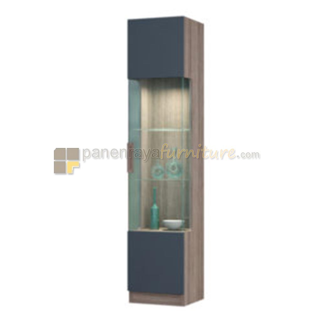 Equity Rak Display / lemari Hias / Lemari Pajangan RD 003-1 Sorema-Grey