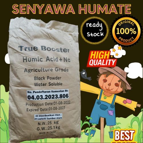 Terlaris Asam Humat ( 25 Kg ) 85 % . Pembenah Tanah / Asam Humate / Humic Acid