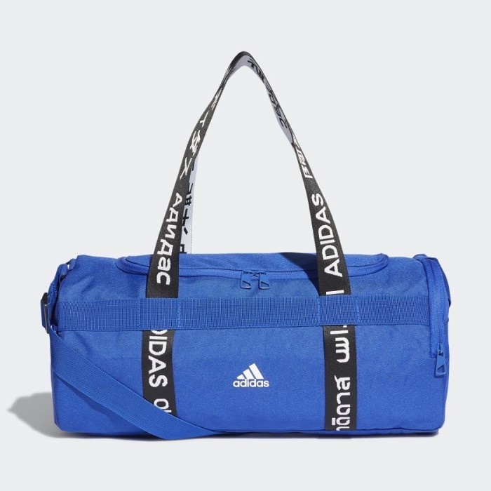 Terlaris Adidas 4Athlts Duffel Bag Small Blue Black White Original