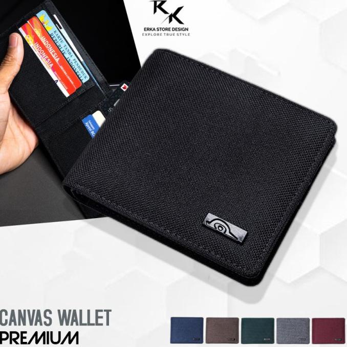 Dompet Remaja Pria Anak Laki Laki Kain Dompet Lipat Pria Tipis Keren
