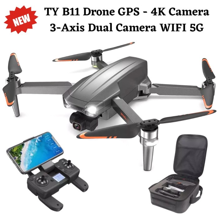 TY B11 RC DRONE GPS 3 AXIS DUAL CAMERA WIFI 5G / DRONE REMOTE CONTROL ORIGINAL