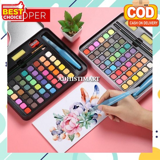 

Watercolor Set Art Cat Lukis Kanvas Watercolour Painting Padat Cair Water Color Set Lengkap Semua Warna Murah Dan Bagus Cat Air Anak Set Lengkap Non Toxic Tidak Beracun Cat Air Lukis Lengkap Toper Watercolor Set 48 Warna Solid Free Kuas Dan Kertas Ga