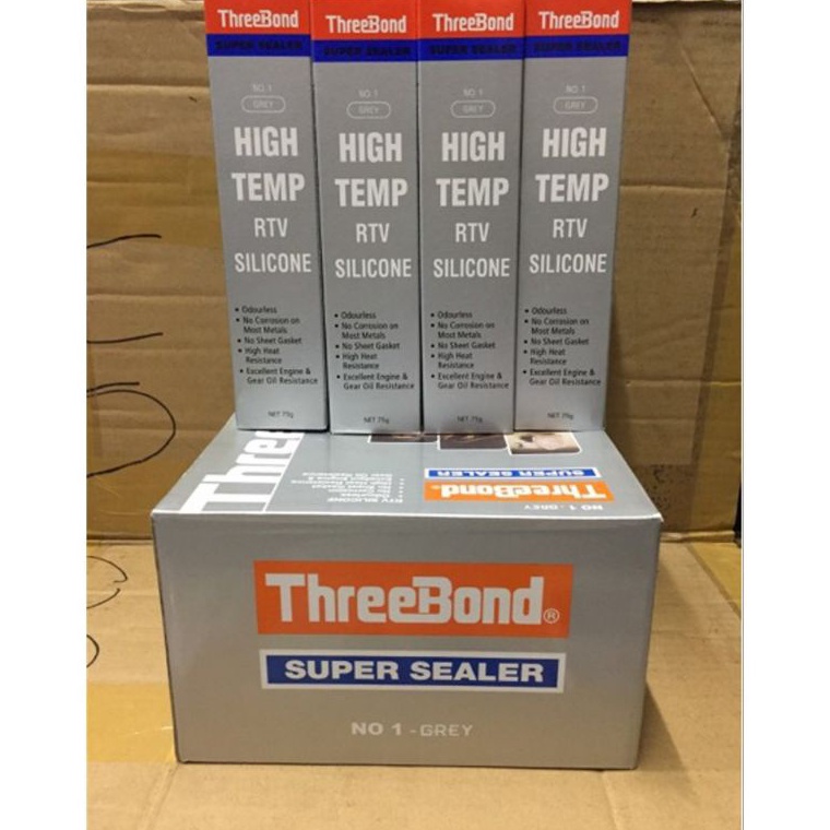 

★ Promo THREEBOND GREY 75Gr Super Sealer No.1 Grey 75GR - Lem Gasket / Packing / Paking ✧Big Sale