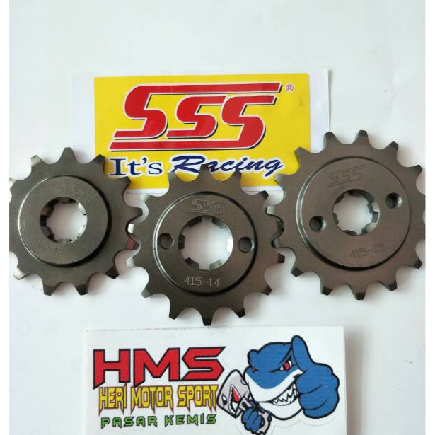 MENARIK. Gir/Gear Depan 415 Sss Satria Fu, Satria Fu New, Satria Fu Face List 13,14,15,16