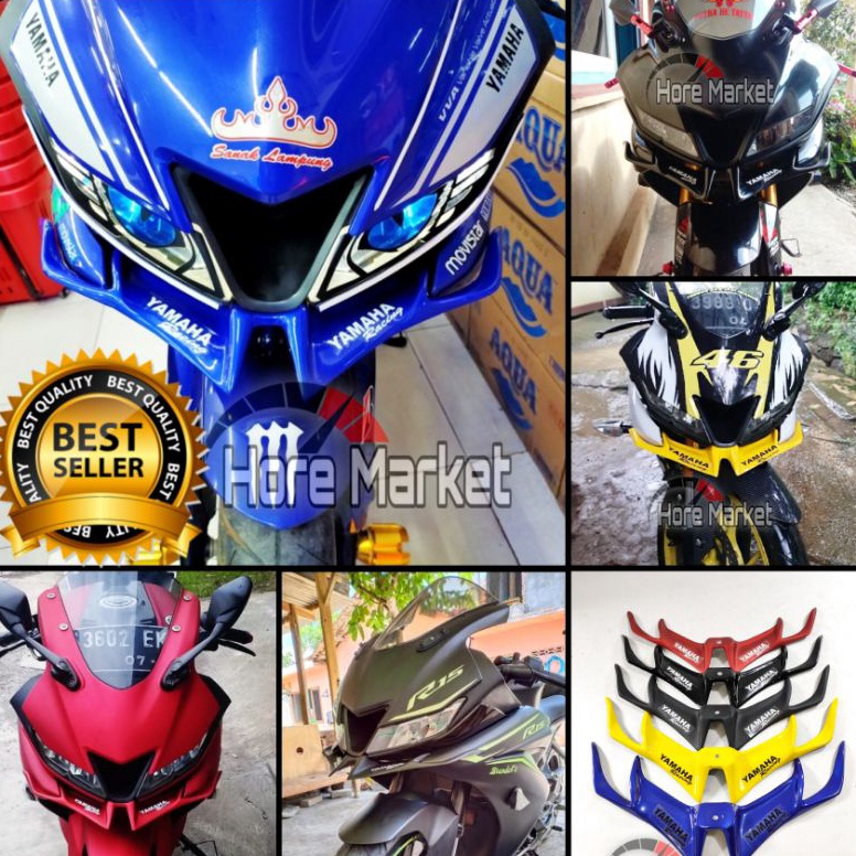 Menarik.. WINGLET R15 V3 PANJANG WINGLET YAMAHA YZF R15 VVA WARNA 2017 2018 2019 2020 2021
