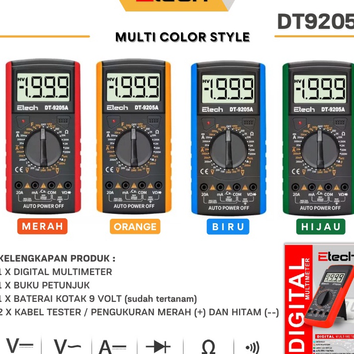 Terlaku New Multimeter Multitester Avometer Digital Analog Terbaru Bukan Fluke Sanwa Constant Zotek 