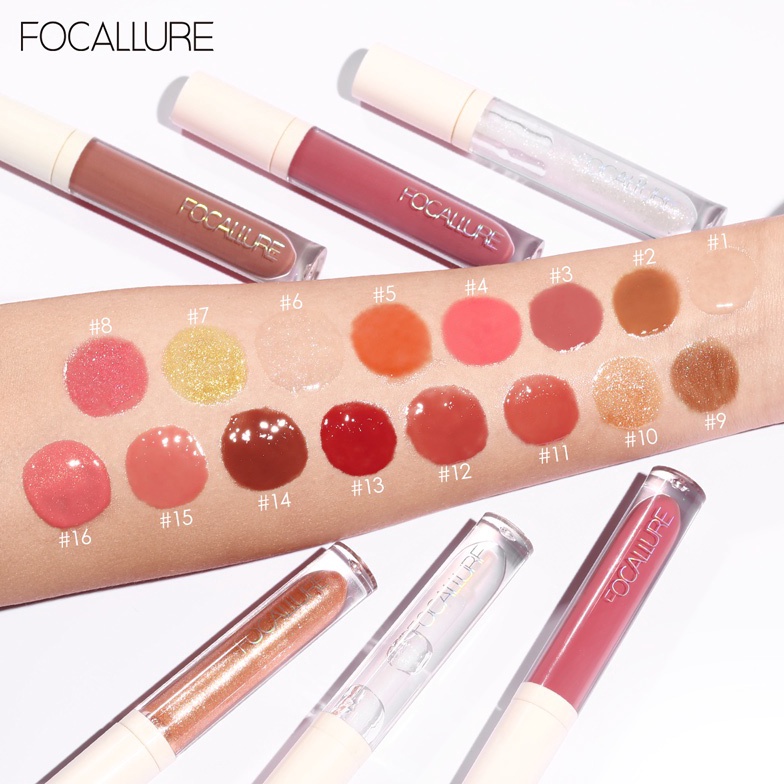 YQ50 Focallure Lip Glossy FA153 - Lip Gloss Focallure - Focalure Lipgloss Shimmer d7scl