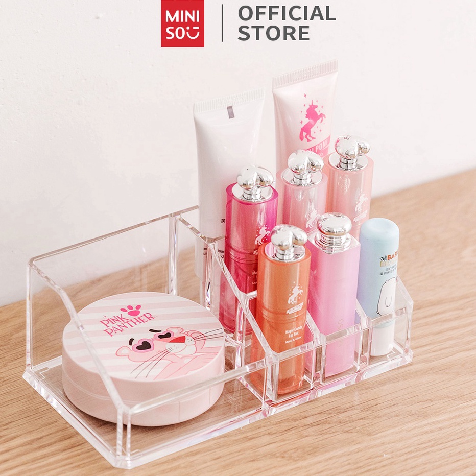 HOT SALE MINISO Rak Kosmetik Box Penyimpanan Serbaguna Kotak Polos Rak Make Up Organizer Tempat Kosm
