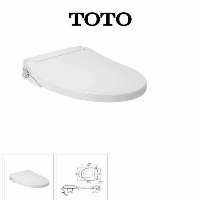 Tutup Closet Toto Ecowasher Tcw07S / Toto Tcw 07 S Original