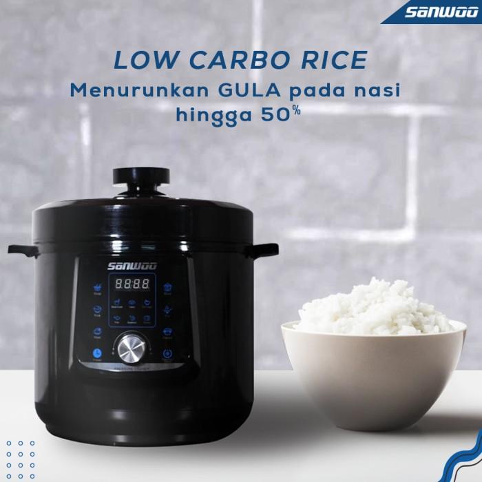 Sanwoo Multifunction Low Carbo Pressure Cooker 6L Pc-6058