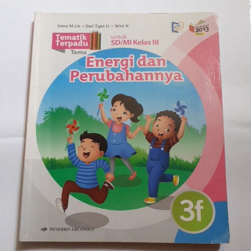 Buku Tematik Kelas 3 Erlangga