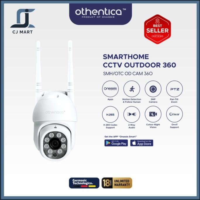 ONASSIS Smart Outdoor Camera 360 IP Cam CCTV IP65 Weatherproof