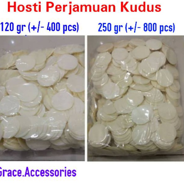 

☌➜✥ Hosti roti perjamuan kudus gereja rohani kristen katolik murah stok baru Terkini