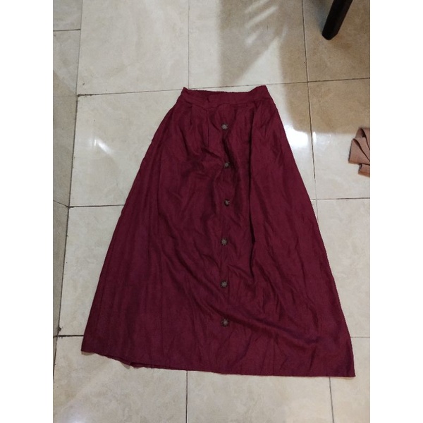 rok panjang preloved / rok bekas preloved