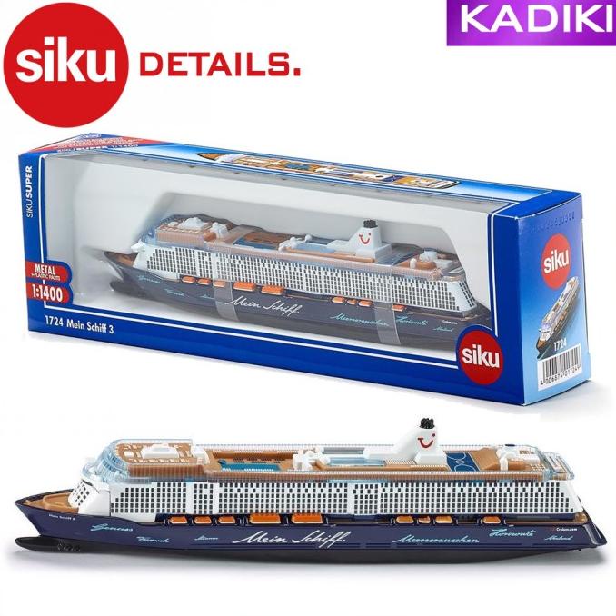 Siku Diecast Ship Mein Schiff 3 - Miniatur Kapal Penumpang Pesiar 1724