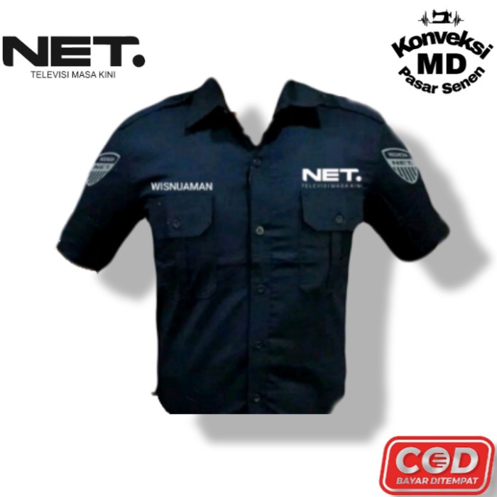 Terlaris Kemeja Net Tv Baju Net Tv Seragam Net Tv