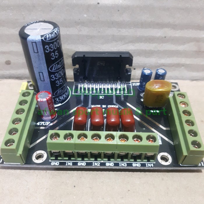 MODUL KIT GAINCLONE TDA 7388 QUAD INPUT/OUTPUT POWER AMPLIFIER .