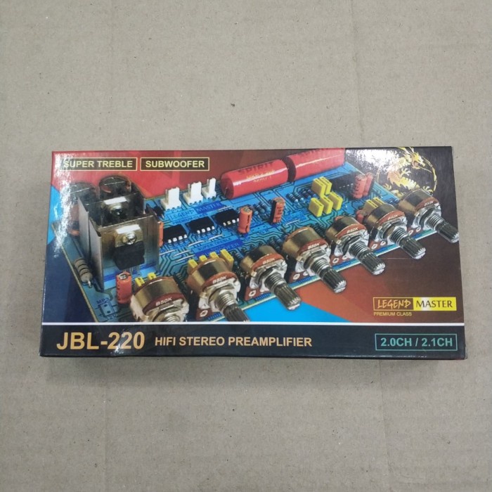 KIT HIFI STEREO TONE CONTROL SUPER TREBLE+SUBWOOFER JBL-220