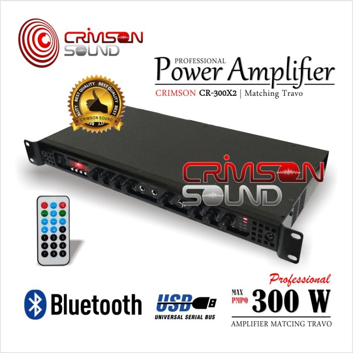 POWER AMPLIFIER CRIMSON CR-300X2 ORIGINAL