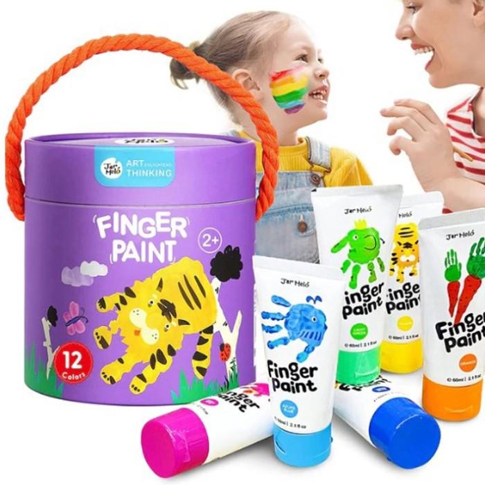 

Joan Miro Finger Paint Set Colors Kado Anak Cat Air Washable Paint