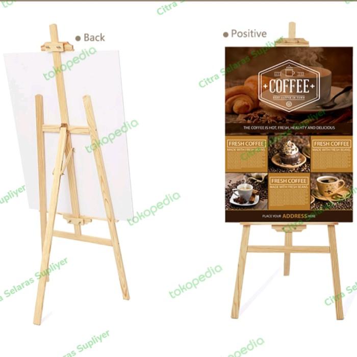 

Easel Wooden Lukis Foto Wedding Stand Kayu