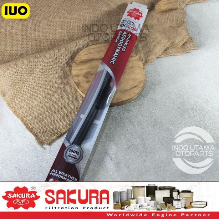 Wiper Frameless Avanza Xenia Karet Kaca Mobil SAKURA star