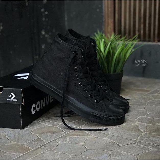 Sepatu converse original full cheap black