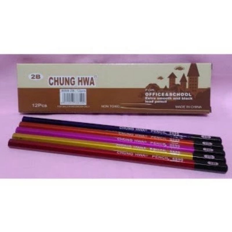 

Pensil kayu Chung Hwa 2B berkualitas