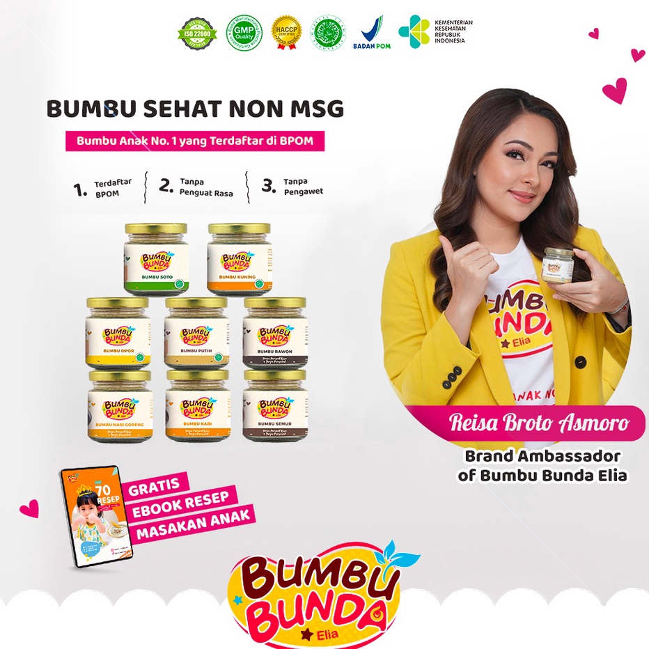 Laris QZHSB Garlic Butter Bumbu Bunda  MPASI / BB Booster MPASI / Kaldu MPASI / Kaldu Bayi / Bumbu N