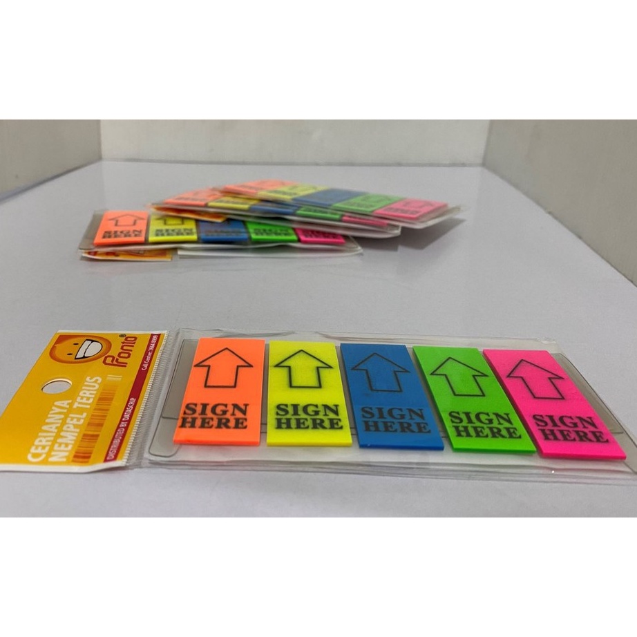 

❉Terkini L6GTB Sticky Note Pronto Sign here J96 ✿Terkini