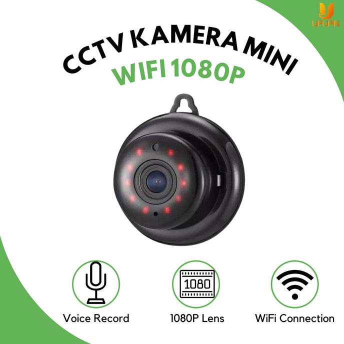 Kamera Cctv Mini Wifi Hd 1080p Pantau Jarak Jauh