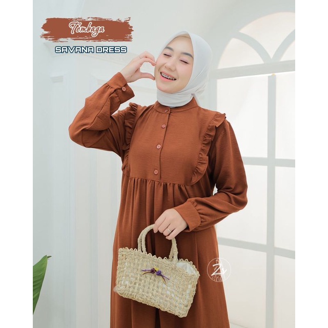 SAVANA DRESS BY ZR/ GAMIS SAVANA ZR/ GAMIS CRINKLE BY ZR