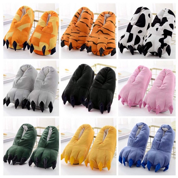 Sepatu Sandal Onesie Kostum Binatang Dinosaurus Anak Dewasa