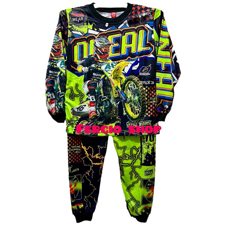 My baju balap anak/ baju motorcross anak/ setelan balap anak/ setelan baju racing anak/ baju balap r