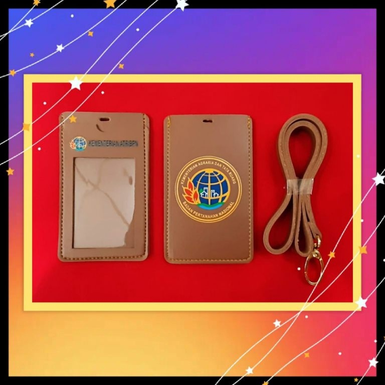 

Promo.. Tempat ID Card Kulit Logo Warna Full Colour 33