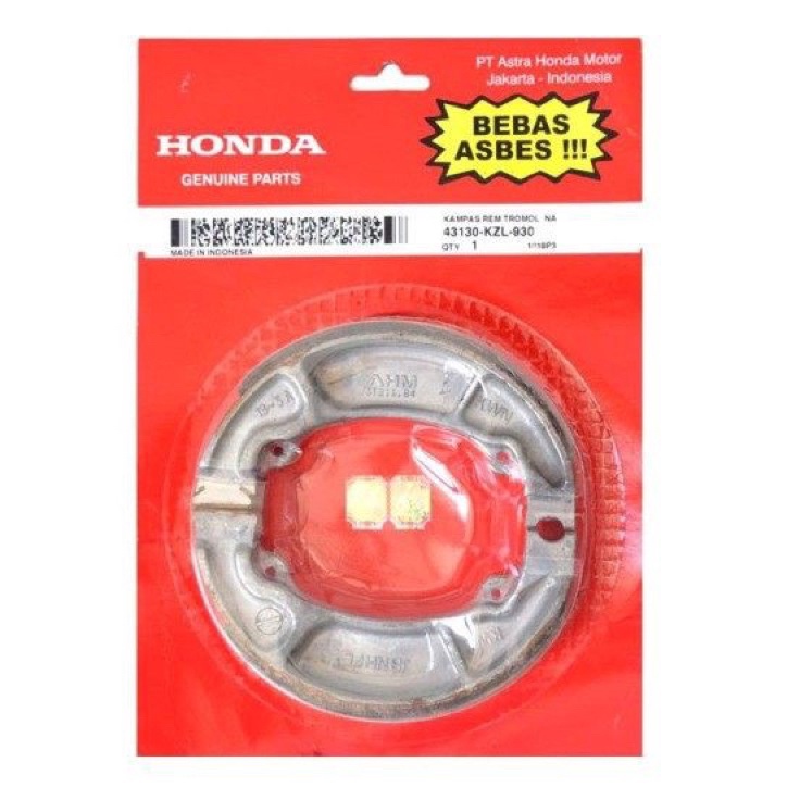 ➪ Kampas Rem belakang beat vario Scoopy Spacy Original KZL Honda Original kampas rem beat termurah k
