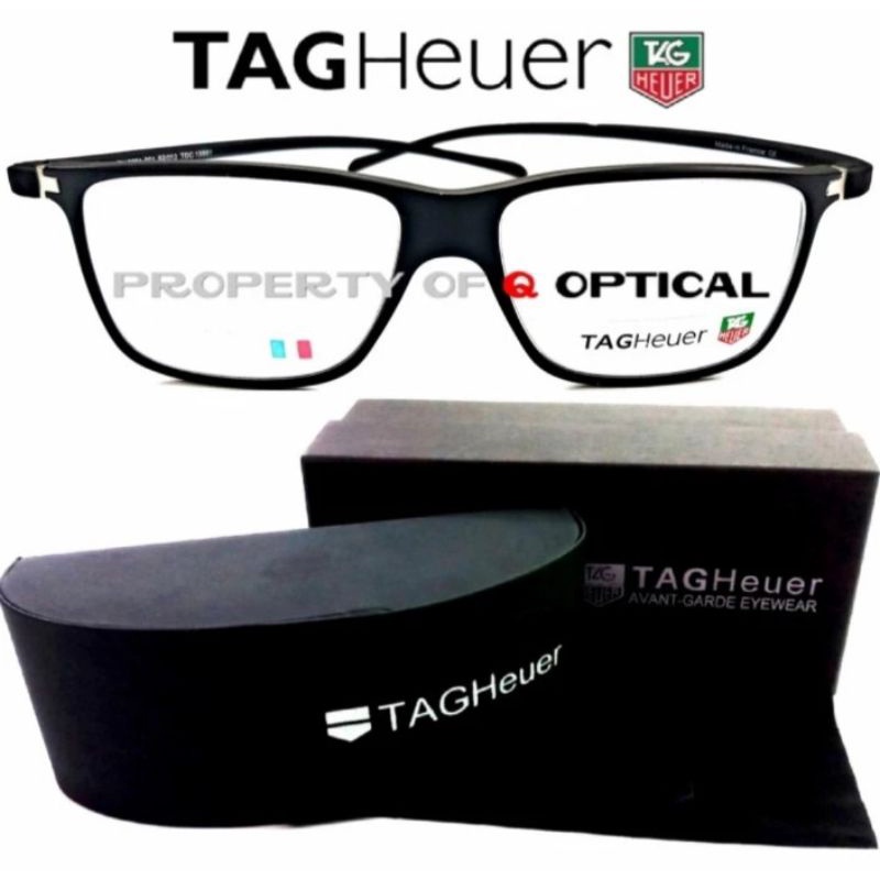 Kacamata Frame Pria Tagheuer Reflex 001 Matte Black