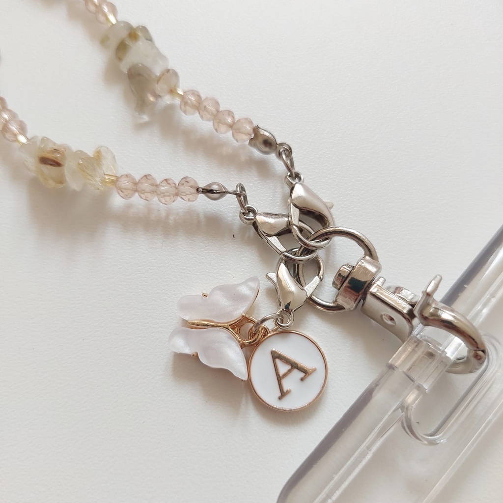 

CVK [LALALUNA] LETTER - BUTTERFLY CHARM A6R