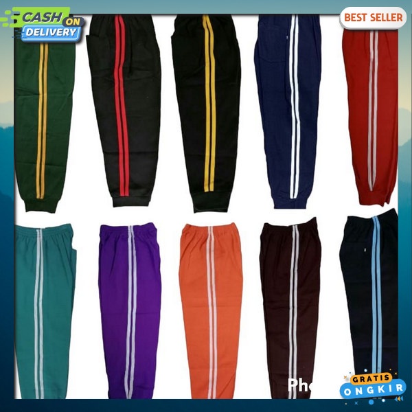 Trening Panjang Kekinian Kolor Tebal Premium Celana Rmaja Unisex Size Jumbo Training Import Terbaru 