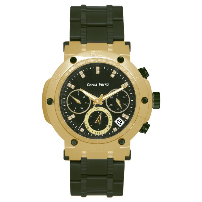 Jam Tangan CHRIST VERRA Wanita Original CV 52283LD-1514 GRN