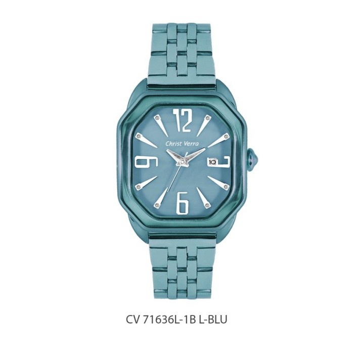 Jam Tangan CHRIST VERRA Wanita Original CV 71636L-1B L-BLU
