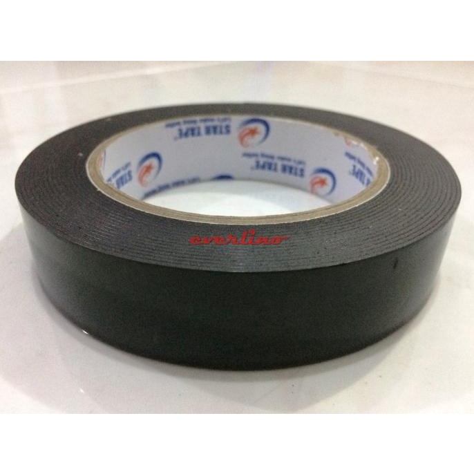 

PROMO berkah Double Tape STAR Foam 24 mm 5 m tebal busa isolasi bolak balik |Paling murah