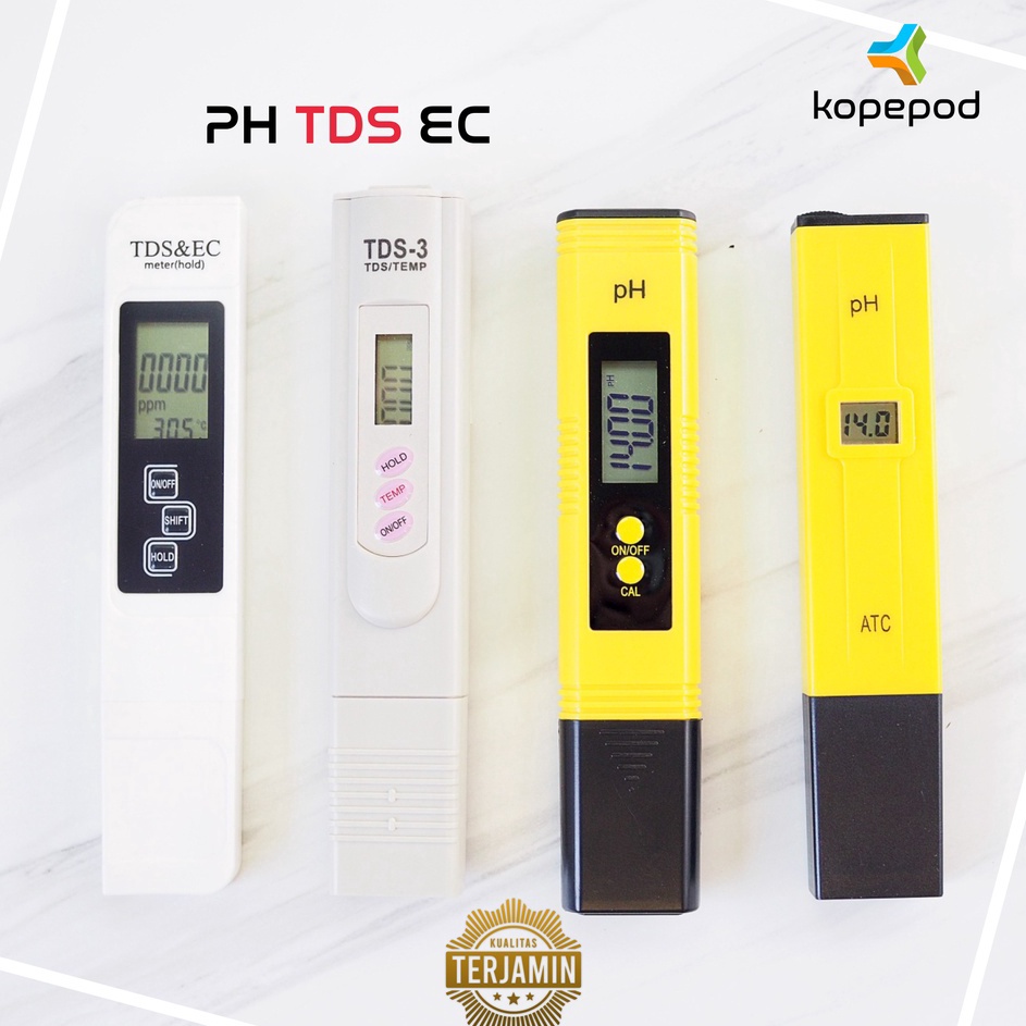 Termurah PH Meter dan TDS Meter (PAKET) TDS dan PH Meter PH Tester PH Meter Digital TDS 3 Kopepod