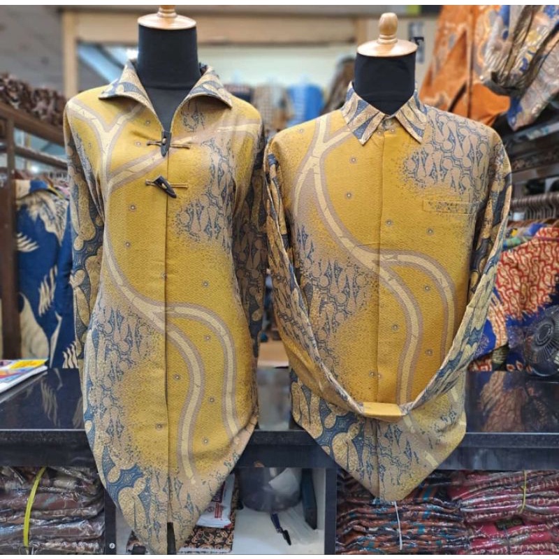 Batik Tunik wanita dan pria batik couple batik doby