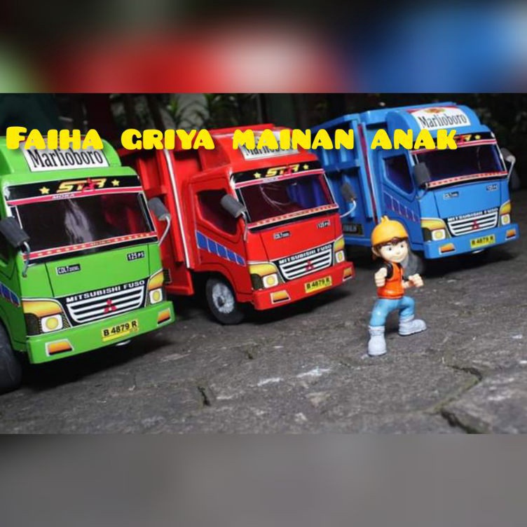 _HRc Truck oleng kayu / truck oleng / mobilan kayu /mainan truck oleng kayu s Promo Pasti Murah.