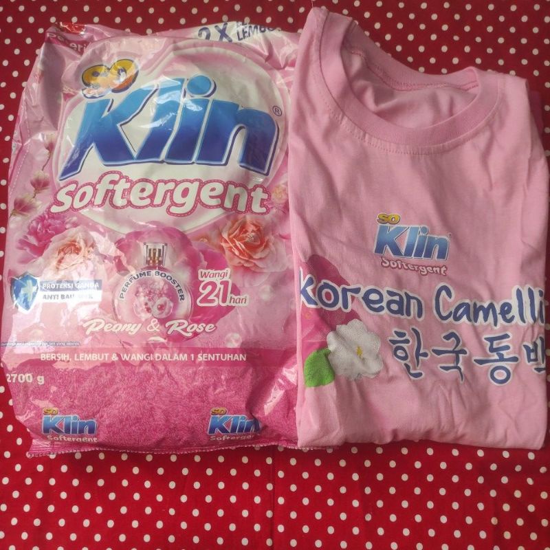 soklin softergent 2700 gram + kaos