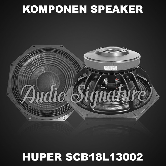 Komponen Speaker 18 Inch HUPER 1300 Watt SCB18L1302A / SCB18L13002 A