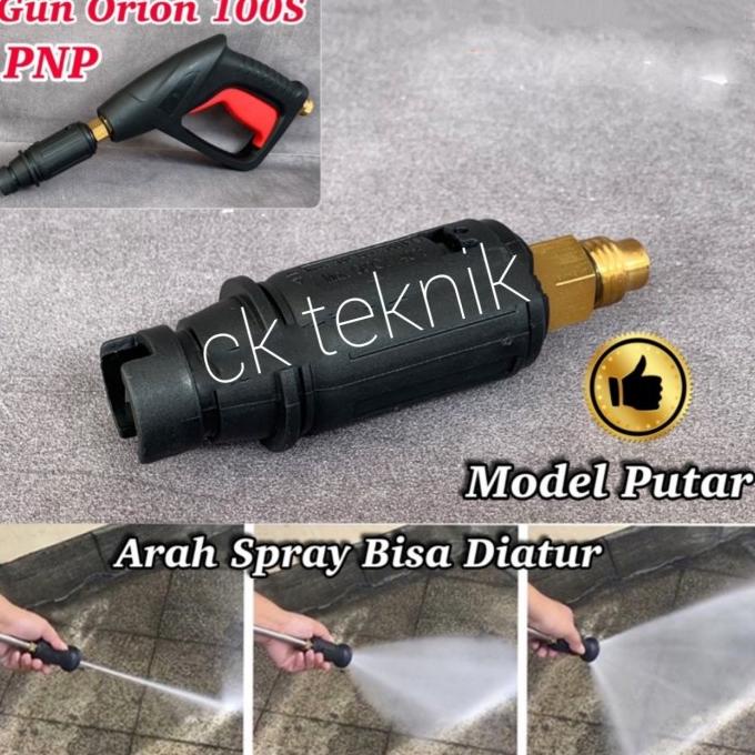 Nozzle Gun Khusus Orion 100 S Nozzle Putar Jet Cleaner Orion Superjet
