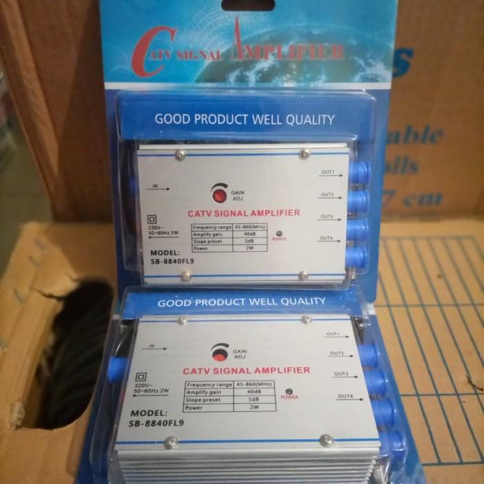 Booster Antena Tv Shibei - Penguatan Tinggi 40Db - Murah Dan Bagus