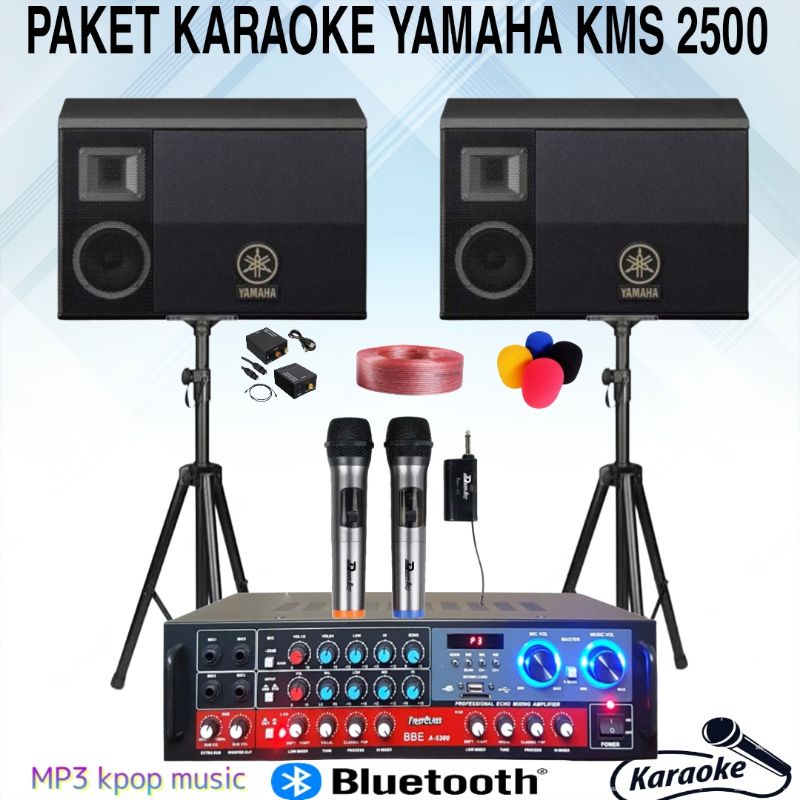 PAKET SOUND SYSTEM CAFE DAN RESTO SOUND KARAOKE YAMAHA 10 INCH BERKUALITAS PAKET AUDIO KARAOKE YAMAH